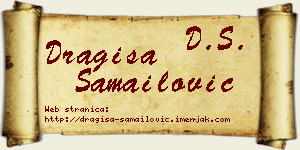 Dragiša Samailović vizit kartica